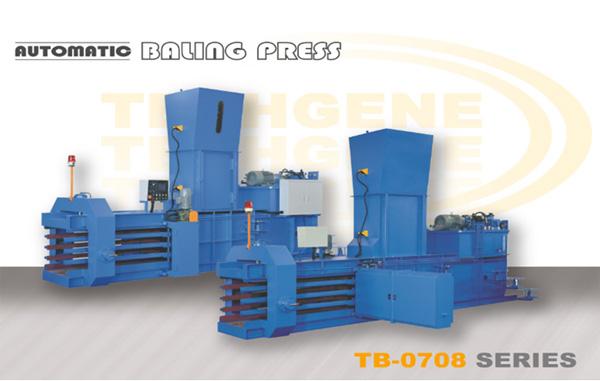 Automatic Horizontal Prensa de balas TB-0708 Series